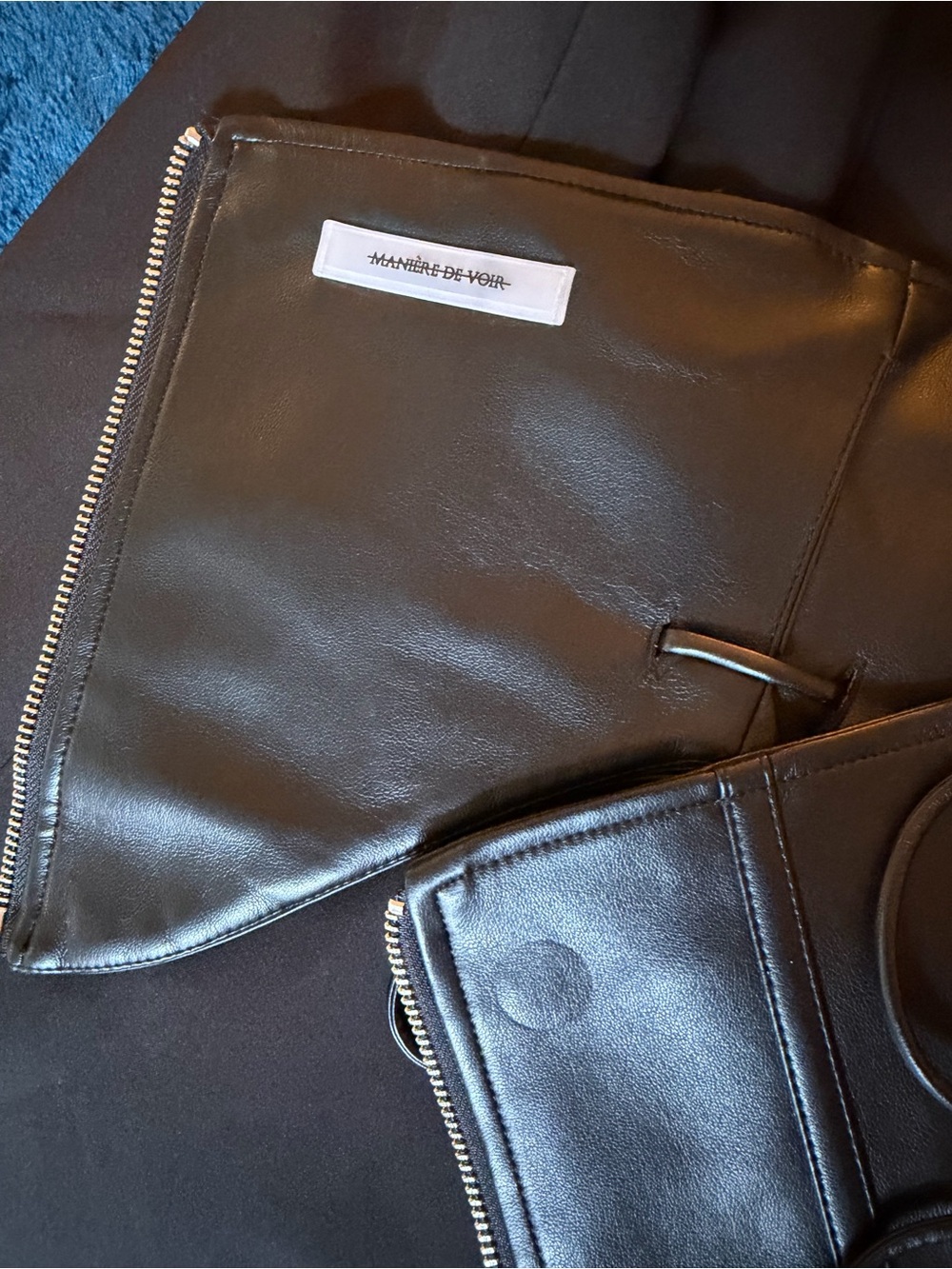 Maniere De Voir Blazer with leather Corset - Picture 2 of 4